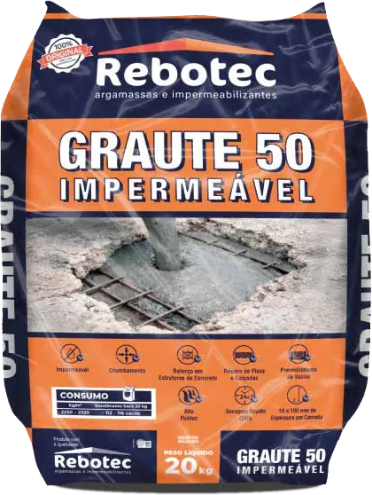Graute 50 Impermeável Rebotec
